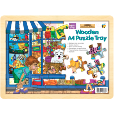 A4 Wooden Puzzle Tray  A4 Wooden Puzzle Tray